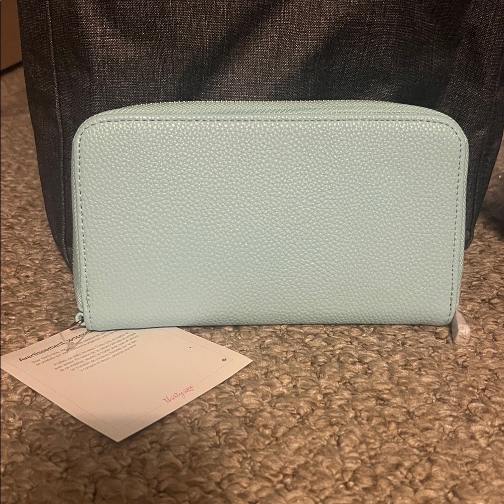 Thirty-One Aqua Pebble Wallet